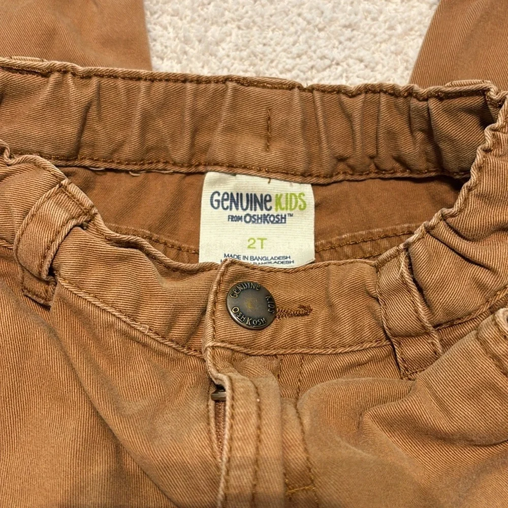 Genuine Kids by Osh Kosh Boys Toddler Dark Khaki Pants 2T